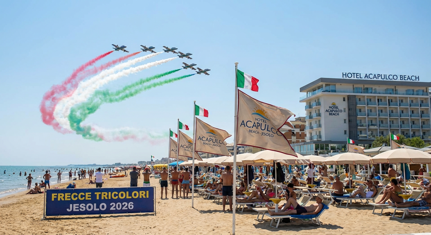 Frecce Tricolori a Jesolo il 12 settembre: lo spettacolo nel cielo… e una giornata perfetta al mare