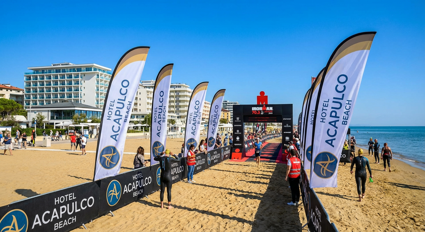Maggio a Jesolo: Ironman 70.3 e ponte del 1° Maggio — perché scegliere l’Hotel Acapulco Beach